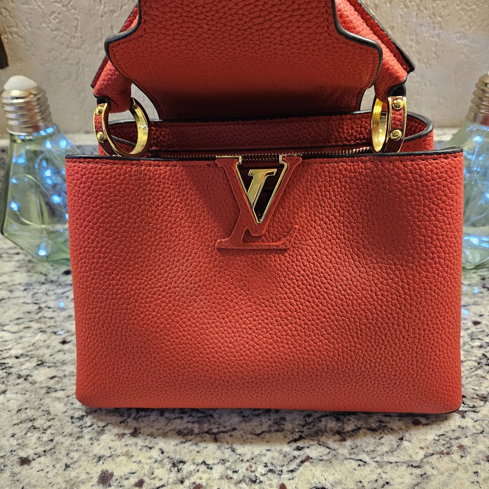 Mini Top Handle Bag in Red luxury bag inspired design